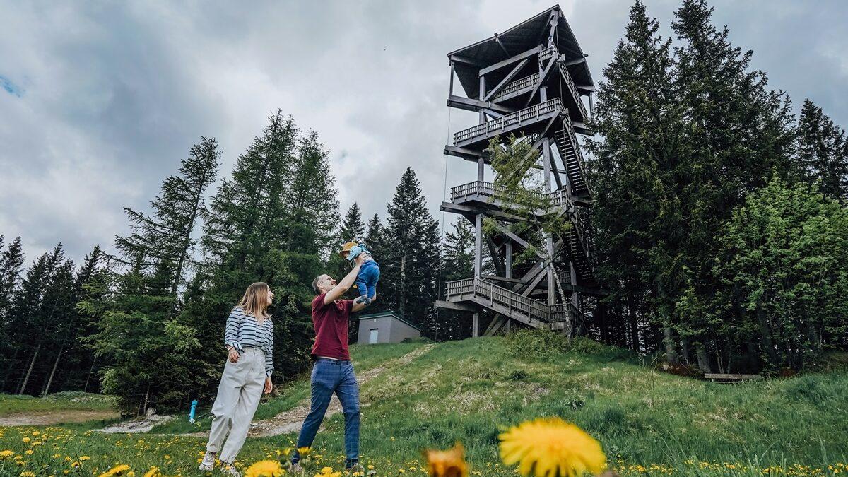Wandern Familie