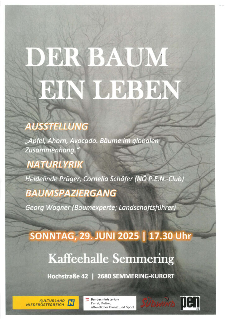 Plakat Lesung Kaffeehalle