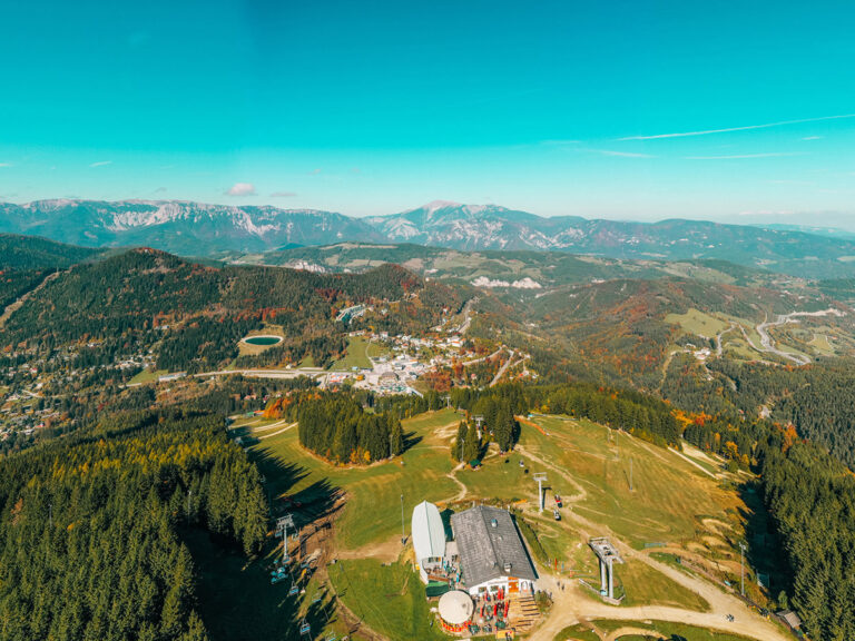 Bergpanorama Hirschenkogel Herbst