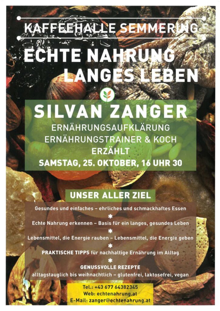 Echte Ernährung Kaffeehalle