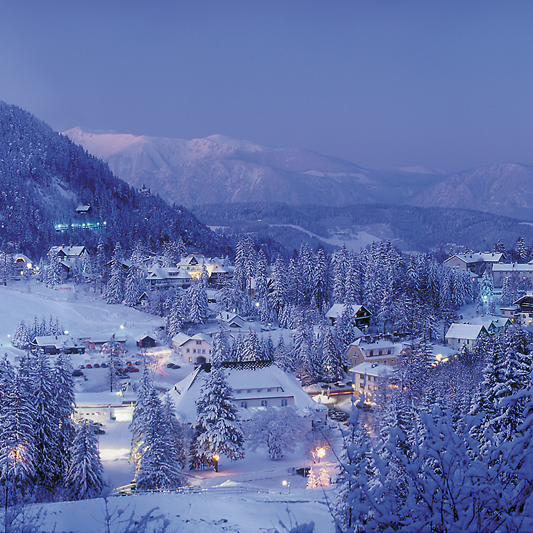 Abendstimmung Semmering Winter