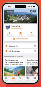 Lade dir CITIES herunter & verbinde dich mit Semmering: Öffne "Service" in Semmering
